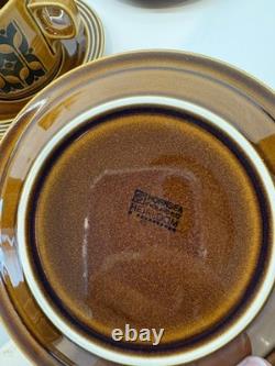 Hornsea Heirloom Te/Coffee Set Vintage Brown Pattern Excellent Condition