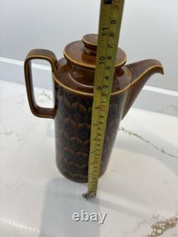 Hornsea Heirloom Te/Coffee Set Vintage Brown Pattern Excellent Condition