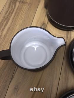 Hornsea Pottery Contrast (1975-1977) vintage Teapot Coffee Pot Set