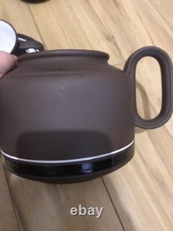 Hornsea Pottery Contrast (1975-1977) vintage Teapot Coffee Pot Set