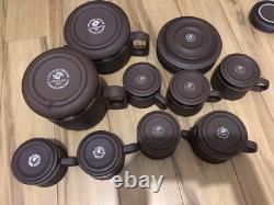 Hornsea Pottery Contrast (1975-1977) vintage Teapot Coffee Pot Set