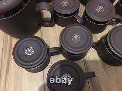 Hornsea Pottery Contrast (1975-1977) vintage Teapot Coffee Pot Set