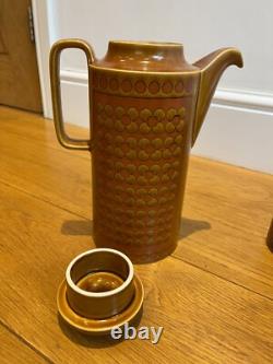 Hornsea Saffron Vintage Set- 43 Pieces-Teapot, Coffee Pot, Cups, Saucers, Plates