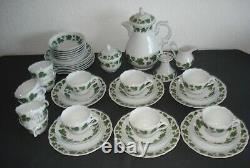 Hutschenreuther coffee service. Wine vacation. Maria Theresia. Dresden. 12 people