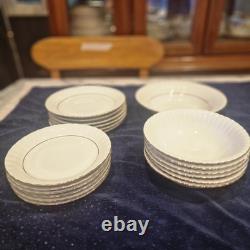 Immaculate Vintage Chodziez Polish Porcelain Dinner & Tea Service. 49 Pieces
