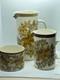 Immaculate Vintage 1970s Complete Jersey Pottery Coffee Set With Jug Bowl & Cup