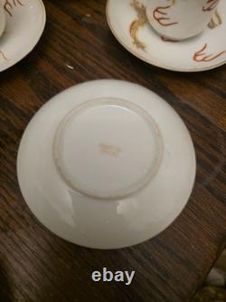 Japanese Lithophane Geisha Girl China Dragon Ware Tea Coffee Set (38 Pieces)