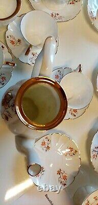 Jiesia USSR Lithuanian vintage porcelain coffee set