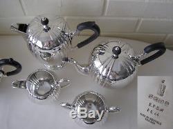 Job lot of vintage & antique silver plated tea sets (3) and coffee pot 6 kg
