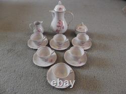 Kahla Porcelain Vintage Floral 15 Piece Coffee Set. Excellent