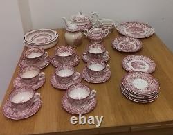 LA Cartuja de Sevilla Tea and Coffee Set 32-Piece Floral Design #9002