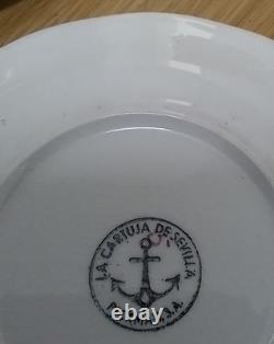 LA Cartuja de Sevilla Tea and Coffee Set 32-Piece Floral Design #9002