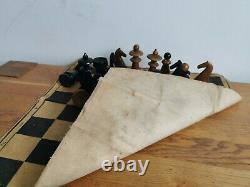 Large Rare Antique vintage Coffee House (Coffeehouse) Chess Set. King 10,5cm