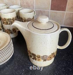 Large Vintage Poole Pottery Thistlewood Crockery Collection Dinner Set