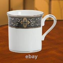 Lenox Vintage Jewel Coffee Mugs, Set of 4