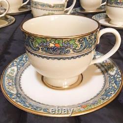 Lenox autumn cups for coffee 6 customer set ceramics antique vintage tableware