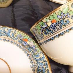 Lenox autumn cups for coffee 6 customer set ceramics antique vintage tableware