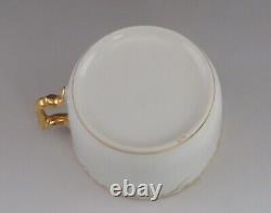 Lovely 21pc set Antique/Vintage Gilt Porcelain 10 Coffee Tea Cups & 11 Saucers