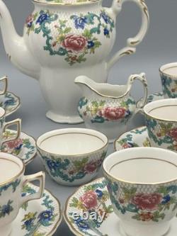 Lovely Booths Floradora Vintage Coffee Set with Coffee pot