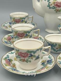 Lovely Booths Floradora Vintage Coffee Set with Coffee pot