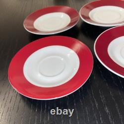 Maxim's de Paris vintage Espresso Coffee Cups & Saucers Set of 6