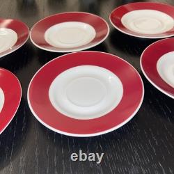 Maxim's de Paris vintage Espresso Coffee Cups & Saucers Set of 6