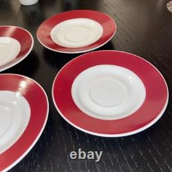 Maxim's de Paris vintage Espresso Coffee Cups & Saucers Set of 6