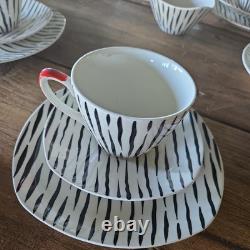 Midwinter Potteries 22 Peice Zambesi Coffee Set Near Perfect Vintage Condition