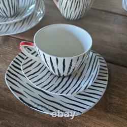 Midwinter Potteries 22 Peice Zambesi Coffee Set Near Perfect Vintage Condition