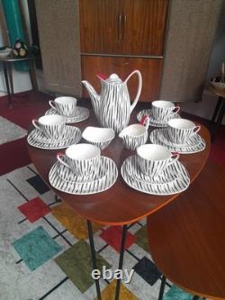 Midwinter Potteries Zambesi Coffee Set 22 Peice Perfect Vintage Condition