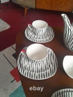 Midwinter Potteries Zambesi Coffee Set 22 Peice Perfect Vintage Condition