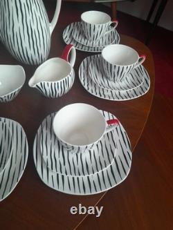 Midwinter Potteries Zambesi Coffee Set 22 Peice Perfect Vintage Condition