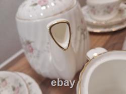 Minton Spring Bouquet Tea Cups/Saucers/Plates with Tea Pot