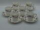 Mintons Demitasse Coffee Set For Six (6). Made In England Rose Garland Design