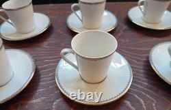 Mitterteich Bavaria Porcelain Set Of 10 Coffee Cups Gold Rim Vintage 052 Mitterteich Bavaria Porcelain Set Of 10 Coffee Cups Gold Rim Vintage 052