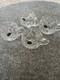 New Vintage Bohemian Crystal Glass Tea/coffee Set Of 4 Hand Cut Great Condition