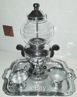 Near Mint Farberware Vacuum Coffee Robot Percolator and Coffee Set 1937 Vintage