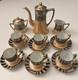 Noritake 9 Piece Lustreware Vintage Coffee Set Bone China Perfect Condition