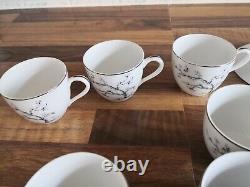 Noritake Japan RC 217 Espresso Cups & Saucers Tea Coffee Pot vintage 1950s