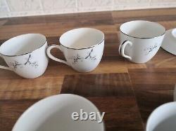 Noritake Japan RC 217 Espresso Cups & Saucers Tea Coffee Pot vintage 1950s