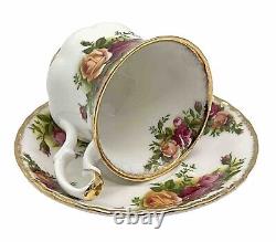 Old Country Roses Royal Albert Espresso Coffee Set (15 Pieces + Lid) Vintage