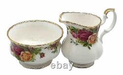 Old Country Roses Royal Albert Espresso Coffee Set (15 Pieces + Lid) Vintage