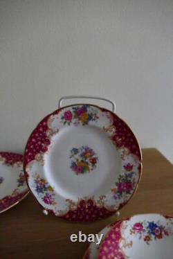 Paragon Rockingham Red Tea/Coffee Set