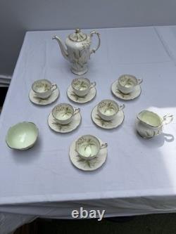 Paragon Windrush Fine Bone China Coffee Set 15pc England Vintage Tea Se