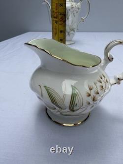 Paragon Windrush Fine Bone China Coffee Set 15pc England Vintage Tea Se