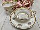 Paris Porcelain Trio Tea Cup, Saucer, Coffee Cup Antique Vintage Gold C. 1840