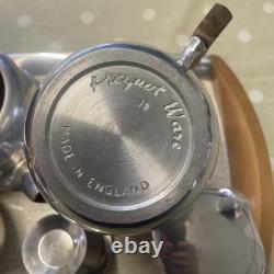 Piquot Ware Vintage Tea And Coffee Set & Rostfritt Tea Strainer Nice Condition