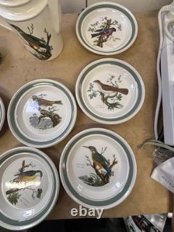 Portmeirion Birds of Britain 1978 Coffee Set With Milk And Sugar+ 6 Side Plates