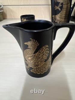 Portmeirion Phoenix Coffee Set for 6 Vintage 1970's Vintage Design John Cuffley