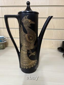 Portmeirion Phoenix Coffee Set for 6 Vintage 1970's Vintage Design John Cuffley
